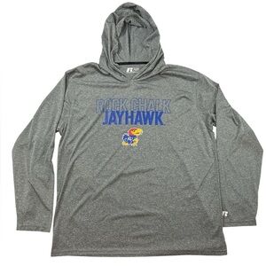 Russell Kansas University Jayhawks hoodie size XL